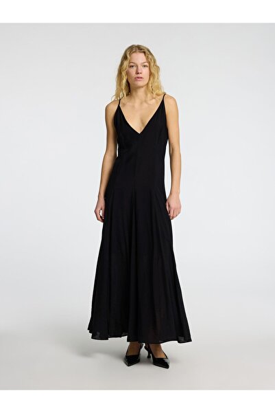 Selected Femme Maxikleid Viskosemix