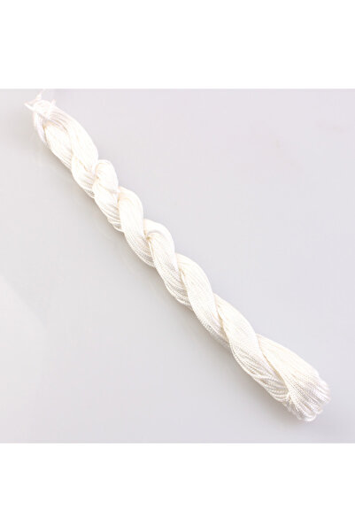 Choice حبل عقدة صيني أبيض 23 لونًا، 1 مم، من النايلون، خيط مكرميه شامبالا، خي...