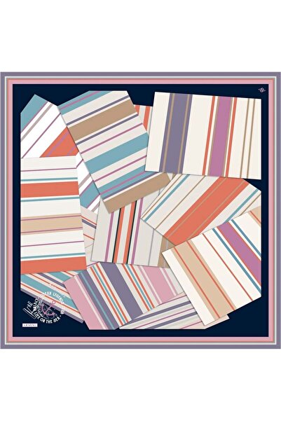 Armine Μεταξωτό Φουλάρι - 8704D-06 - Tivil - Μπλε