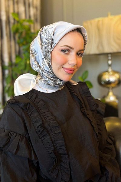 Armine Silk Scarf - Nostalgia Series - 8938d-22 - Tivil