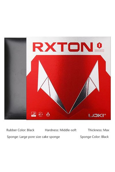 Choice Rxton 1 Black Loki Rxton 1 3 5 Table Tennis Rubber Semi-tacky Internal Ennergy High Density Ping Pon