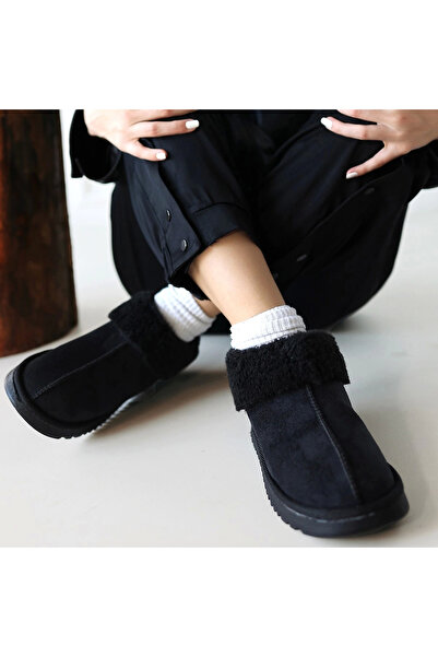 Skygo Μποτάκια Abby Black Suede