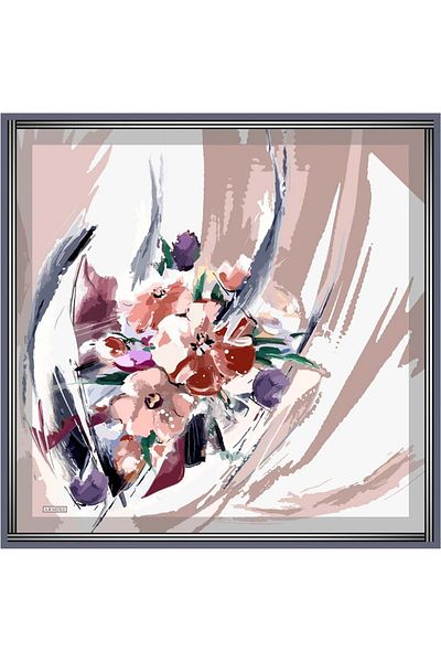 Armine Silk Scarf - 8713D-05 - Tivil