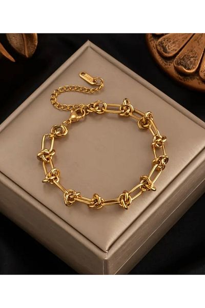 sulyra Steel Unisex Knot Tiffany Model Bracelet