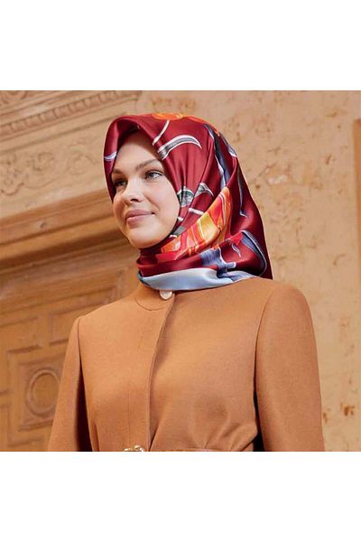 Armine Silk Scarf - 8665D-49 - Tivil