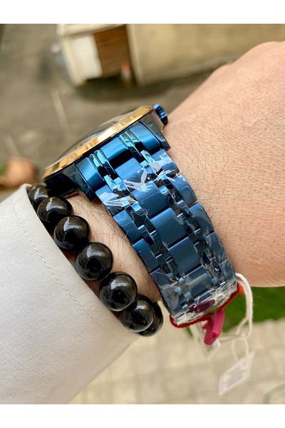 Fiesta Brand Original Navy Color Automatic Luxury Men Wrist Watch Waterproof with Invoiced Warranty