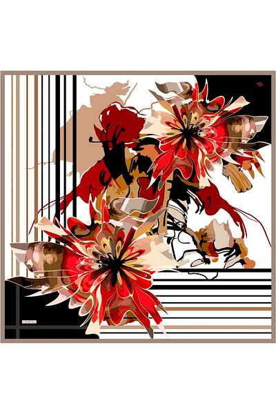Armine Μεταξωτό Φουλάρι - 8710d-03 - Tivil