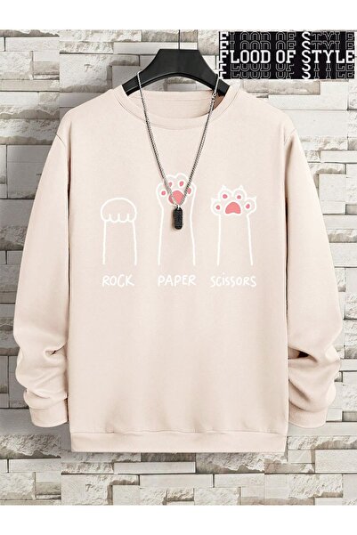 Flood Of Style Hip Hop Harajuku Stil vintage Rock foarfece de hârtie Cat'S Pa...