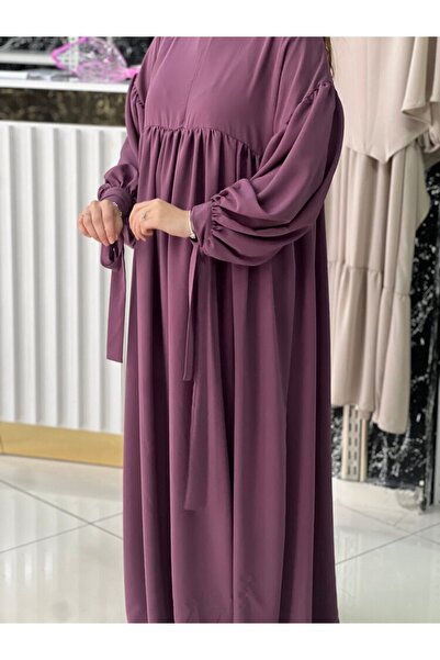 Fashion journey Сукня для хаджу-умри з напівзастібкою-блискавкою на рукаві