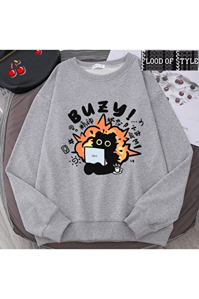 Flood Of Style Hip Hop Harajuku Stil vintage Stabilitate Statut Fun pisică Dr...