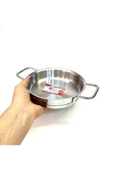 TRENDBULL Stainless Steel Non-Stick Thick Base Vertical Egg Pan 16 cm