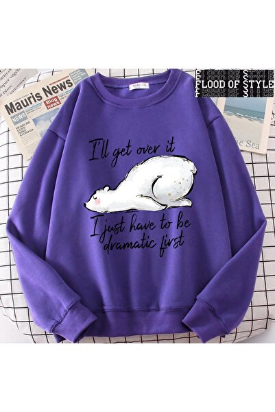 Flood Of Style Hip Hop Harajuku Stilul vintage va depăși provocările Violet