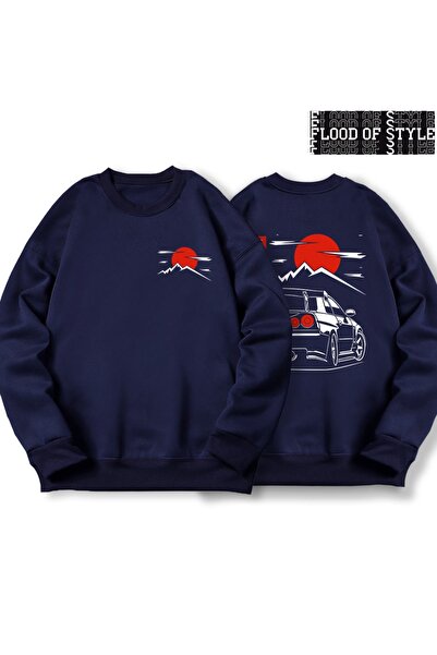 Flood Of Style Hip Hop Harajuku Vintage Stil Kultura Automobila GTR Mornarsko...