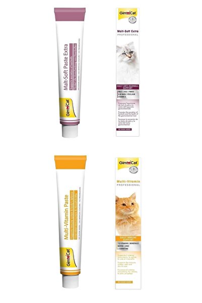 Gimcat Malt Soft Extra 100 gr Multivitamin 100 gr 2'li Set