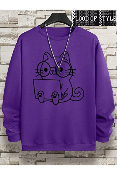 Flood Of Style Hip Hop Harajuku Vintage Style Gentleman cat επαγγελματική εκτ...