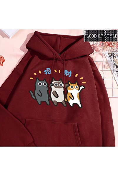 Flood Of Style هيب هوب هاراجوكو نمط رقص عتيق قطة كايكاي بيضاء