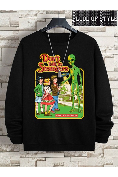 Flood Of Style Hip Hop Harajuku Stil vintage Conversație cu străinii amuzant ...