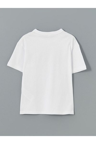 LC Waikiki New Season Crew Neck Seoul εμπριμέ μπλουζάκι για αγόρι - S5BQ51Z4