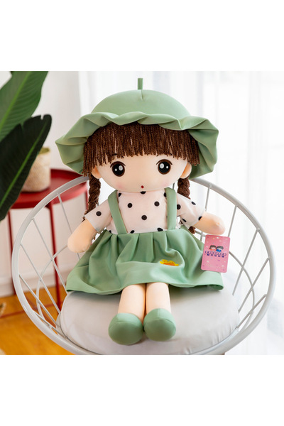 Choice دمية قطيفة سوبر كاواي للبنات مقاس 45 سم مع ملابس أطفال بنات ألعاب إرضا...