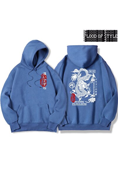 Flood Of Style Hip Hop Harajuku Stil Vintage Harajuku Dragon Desen Amuzant Al...