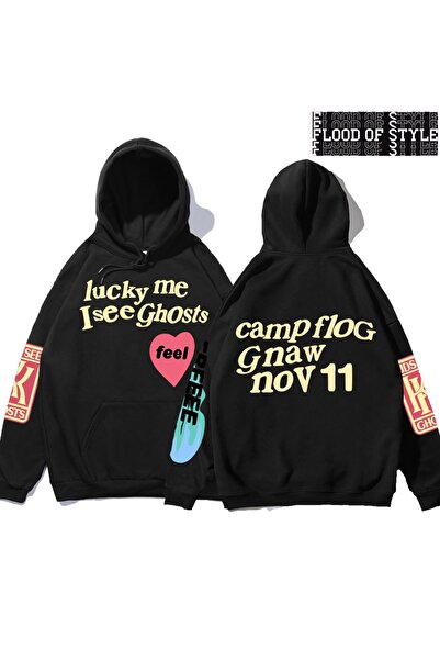 Flood Of Style Hip Hop Harajuku Stil Vintage Graffiti Litera Kanye Negru