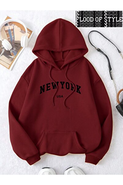 Flood Of Style Hip Hop Harajuku Stil vintage New York SUA literă oraș albă