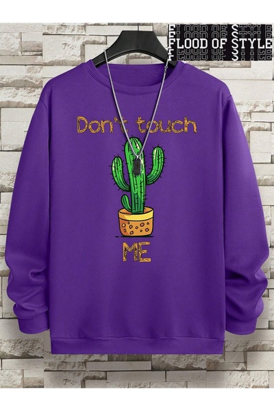 Flood Of Style Hip Hop Harajuku Stil Vintage Nu mă atingeți, sunt un cactus V...