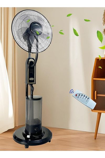 Denx مروحة ضباب 16 بوصة مع جهاز تحكم عن بعد لتبريد الهواء - DX2577