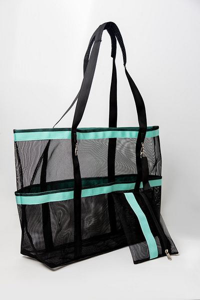 HOLIDAY BAG Beach Bag Set (1 Beach Bag + 2 Beach Towels + 2 Slippers)