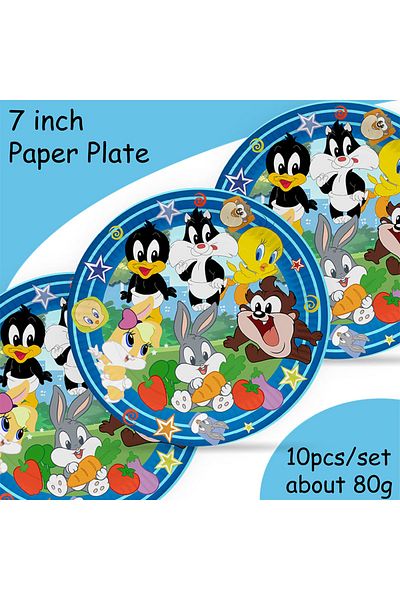 Choice Other Other 7 Inch Plate 10pcs Disney Theme Birthday Party Banner Decorations Paper Cup Plate Straw