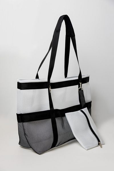 HOLIDAY BAG Beach Bag Set (1 Beach Bag + 2 Beach Towels + 2 Slippers)