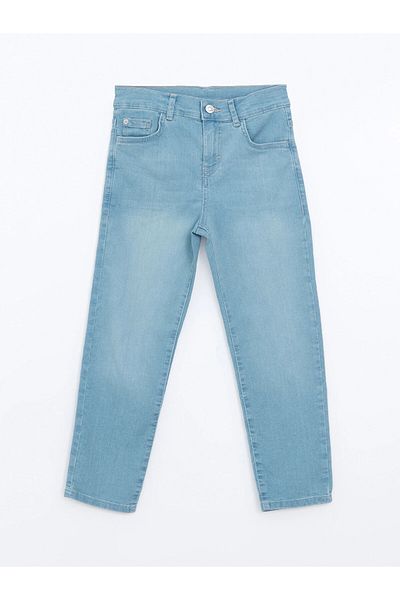LC Waikiki Lcw Kids Indigo Boys' Jeans Pants with Adjustable Elastic Waist