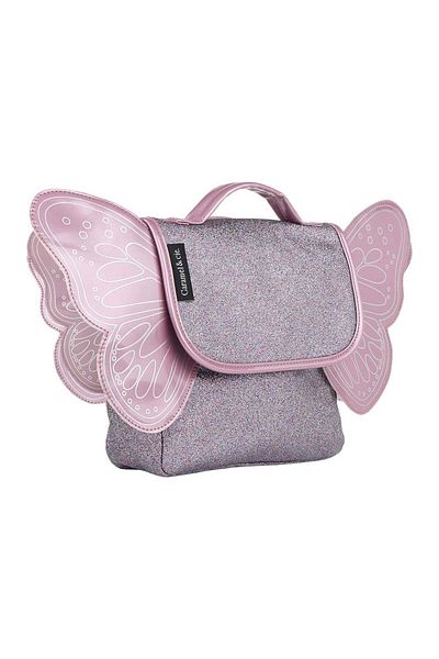 caramel cie Purple Glitter Butterfly Bag