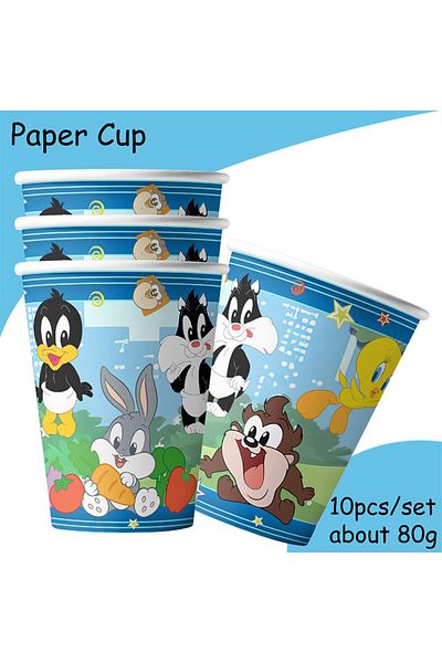 Choice Other Other 9oz Cup 10pcs Disney Theme Birthday Party Banner Decorations Paper Cup Plate Straw Baby