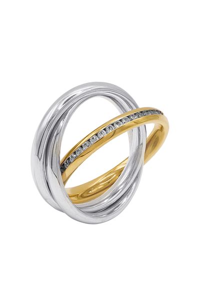 Heideman Fingerring Trini goldfarben klassisch
