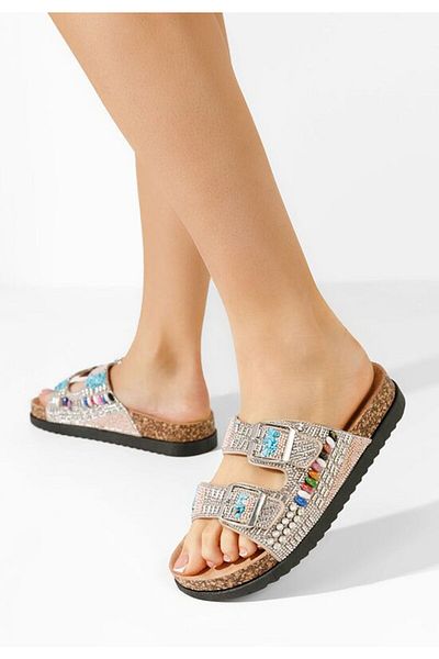 B T Shoes Papuci fara toc Amarissa bej