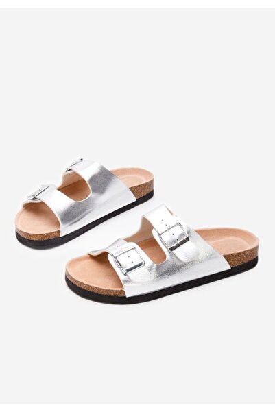 B T Shoes Women's Vanasia silver slippers