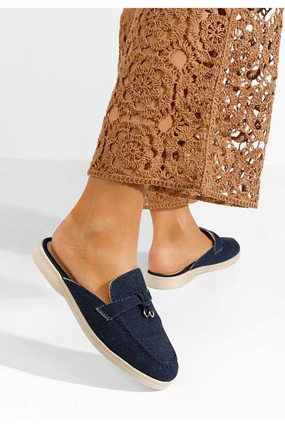 B T Shoes Saboti dama Maritilia navy
