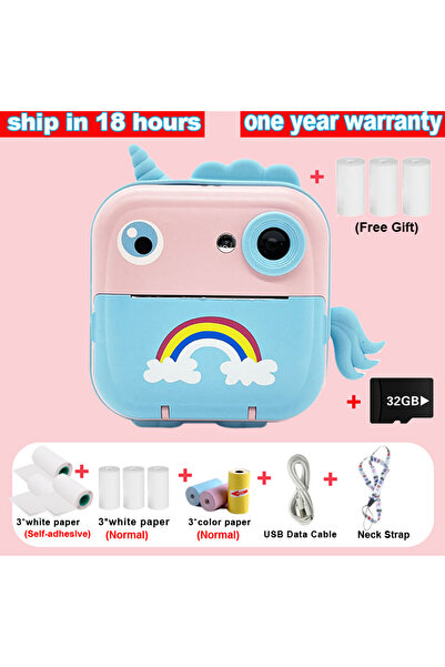 Choice أضف كاميرا 3mix الرقمية للأطفال بسعة 32 جيجابايت للتصوير الفوتوغرافي و...