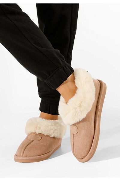 B T Shoes Women's khaki slippers Olaria