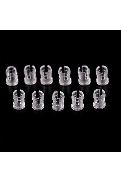 Choice 3MM 10PCS 3mm/5mm LED Light Emitting Diode Protector Cover Transparent Lamp Cap