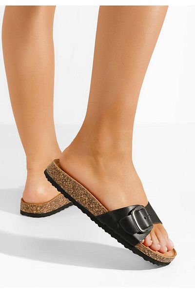 B T Shoes Papuci dama Andrina V3 negri