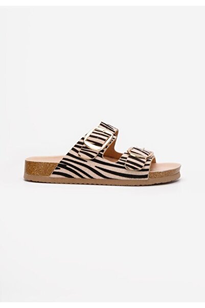 B T Shoes Papuci dama Lorima zebra