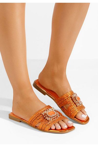 B T Shoes Evianna protocol flat slippers