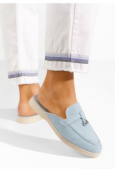 B T Shoes Saboti dama Maritilia denim