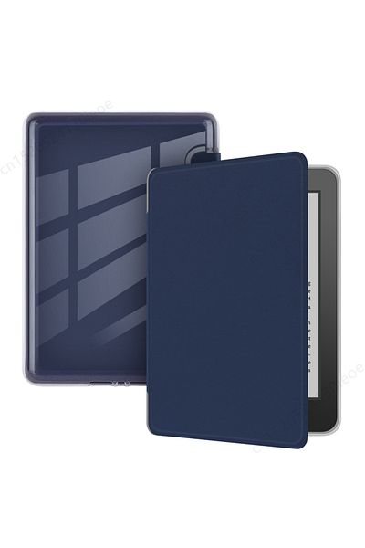 Choice حافظة أكريليك زرقاء داكنة M2L3EK KPW5 لجهاز Kindle Paperwhite 2022 2021 2019 2018 1 2 3 4 5 6 7 8 9 10th