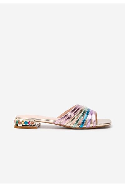 B T Shoes Elegant women's slippers Erinna multicolor