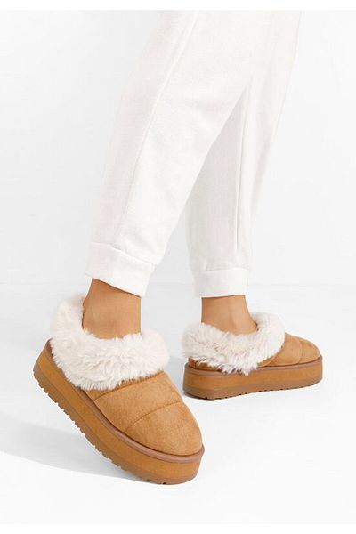 B T Shoes Dierra V3 platform slippers khaki