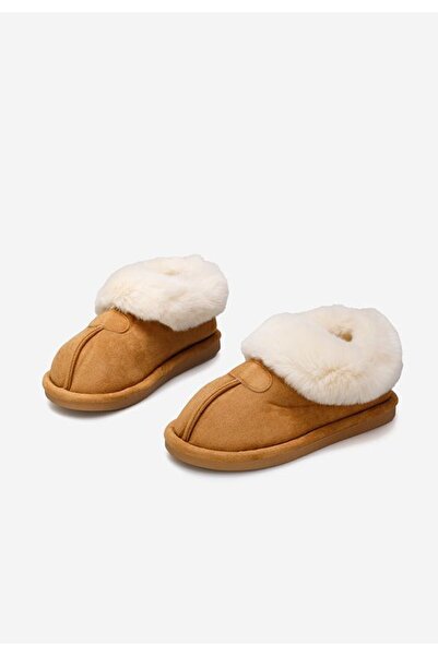 B T Shoes Women's camel slippers Olaria