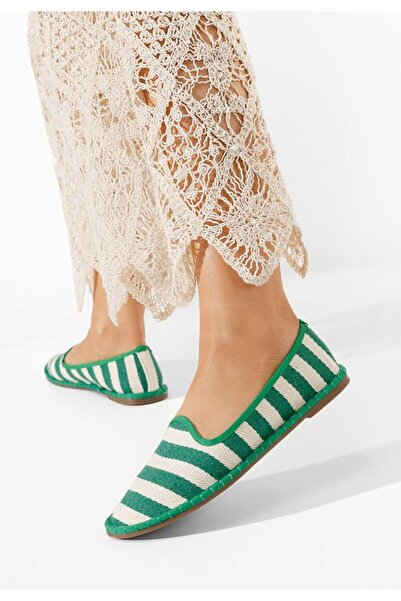 B T Shoes Γυναικείες Εσπαντρίγιες Ντόρικα Πράσινες